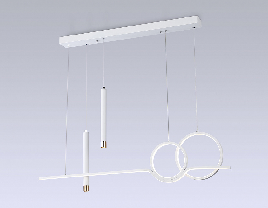 FL5393/5 WH белый 3000K/4200K/6400K+4200K 62W 1000*75*1200 (ПДУ ИК)