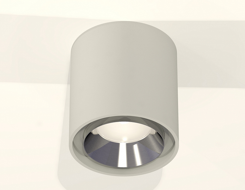 XS7724003 SGR/PSL серый песок/серебро полированное MR16 GU5.3 (C7724, N7032)