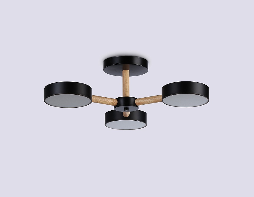 FL4823/3 BK черный 3000K-6400K 40W D580*160 (ПДУ ИК)