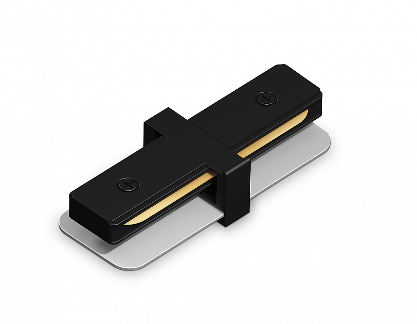 GL7160 BK черный коннектор прямой для однофазного шинопровода Standard 220V 79*35*20