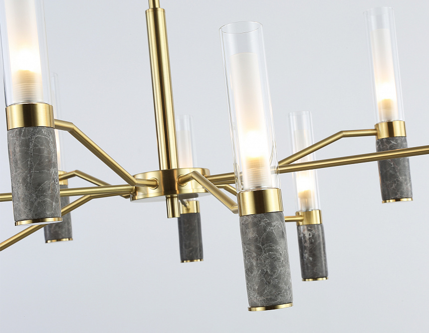 LH53355/9 GD/CL/WH золото/прозрачный/белый G9*9 max 40W D850*890