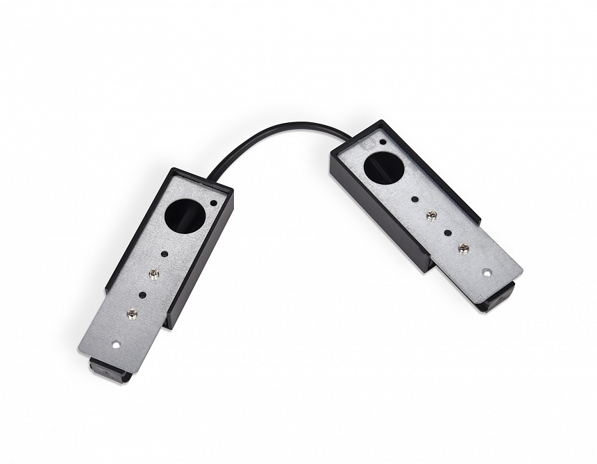 GL7088 BK черный коннектор гибкий однофазный для соединения трековых шинопроводов