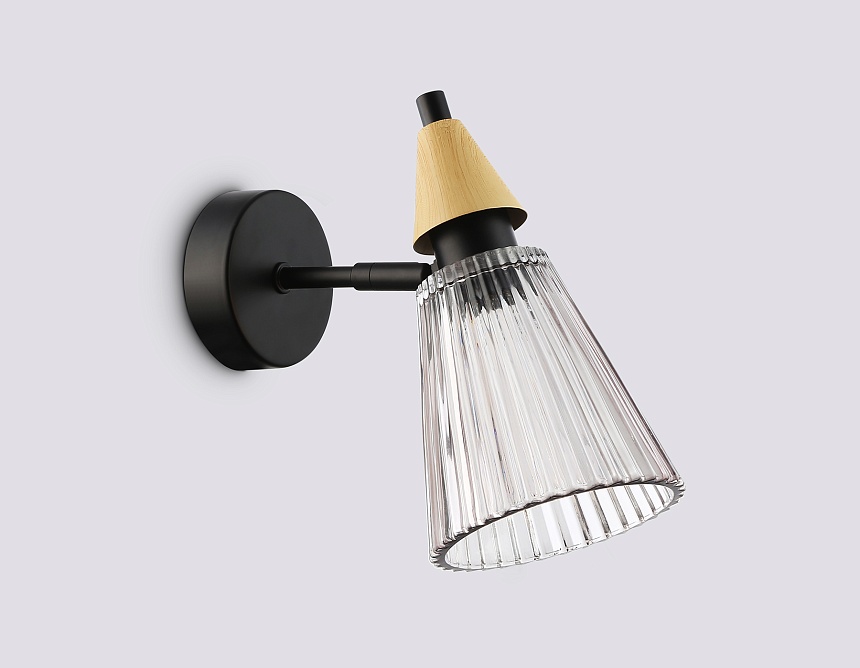LH58118 BK/LW/SM черный/светлое дерево/дымчатый E14 max 40W 180*110*200 LH58118 BK/LW/SM черный/светлое дерево/дымчатый E14 max 40W 180*110*200