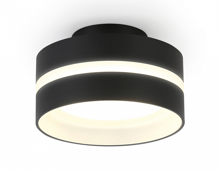 TN5421 SBK/FR черный песок/белый матовый GX53 IP20 D95*60