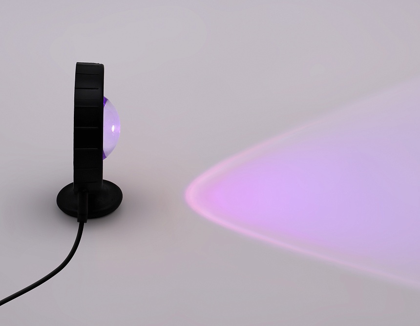 DE8383 BK черный LED RGB 3W (ПДУ RGB)