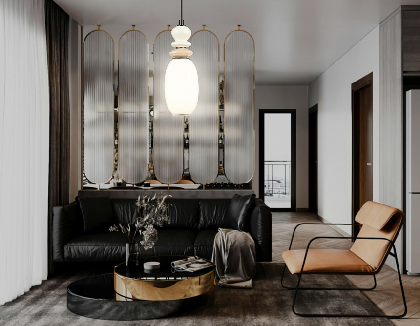 LH53141 BK/WH черный/белый 6W 3000K D120*1520