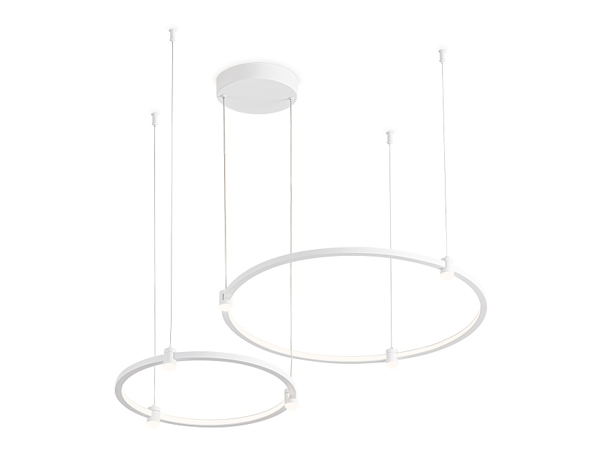 FL5521/2+6 WH белый 45W 3000K/4200K/6400K D600/400*1300 (без ПДУ)