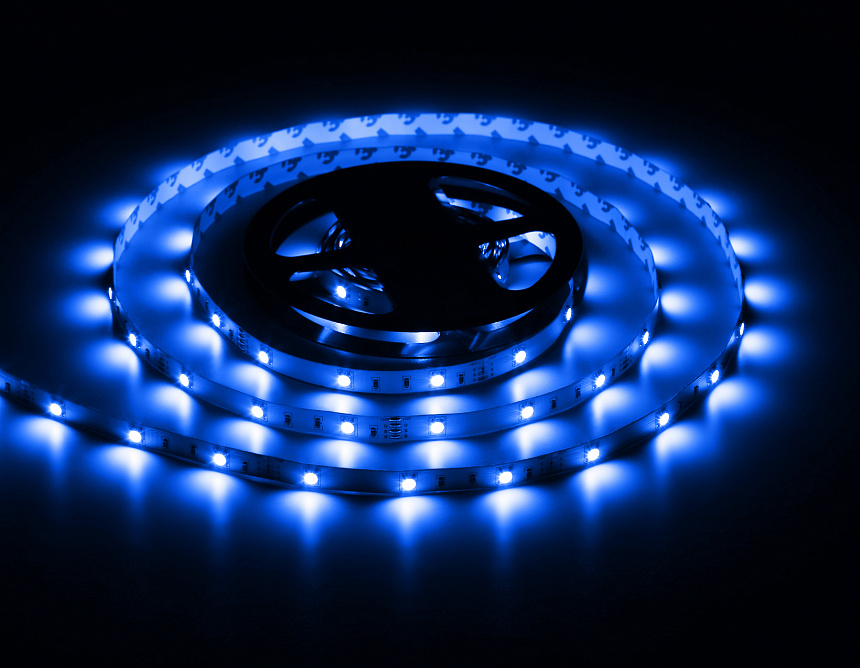 GS2201 5050 30Led/ 7.2W m/ 12V IP20 RGB /5000*10*1.87mm (4 конт.) GS2201 5050 30Led/ 7.2W m/ 12V IP20 RGB /5000*10*1.87mm (4 конт.)