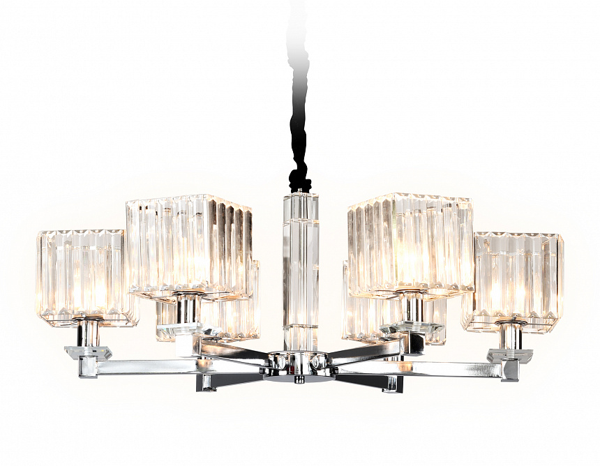 TR4522/6 CH/CL хром/прозрачный E14/6 max 40W D710*660