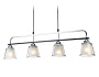 TR303244/4 BK/CH/SM/FR черный/хром/дымчатый/белый матовый E27*4 max 60W 870*120*780