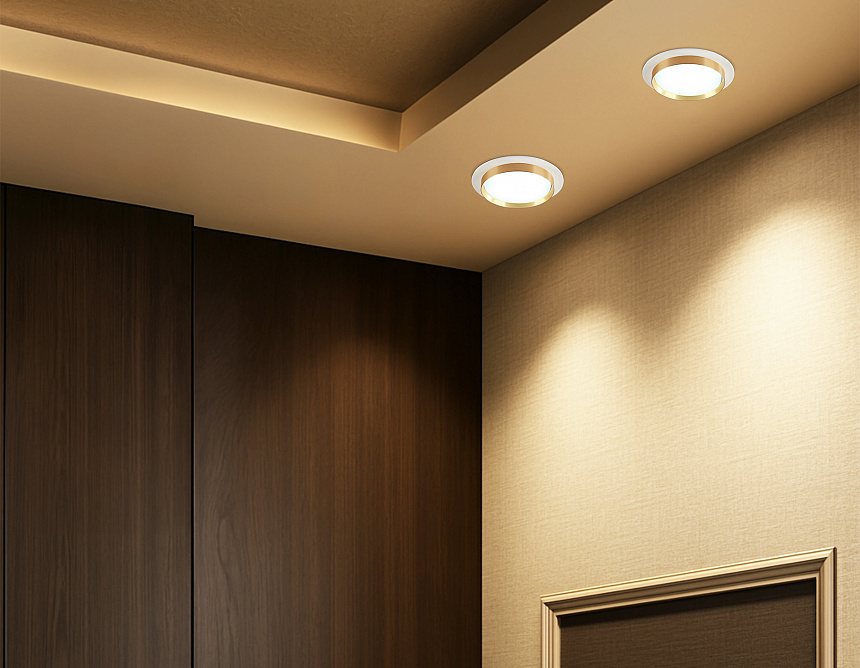 TU5012 WH/GD белый/золото IP20 GX70 D150*45