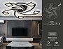 FA4478/5 BK черный 90W 3000K+6400K/4200K/6400K+3000K D620*75 (ПДУ ИК)