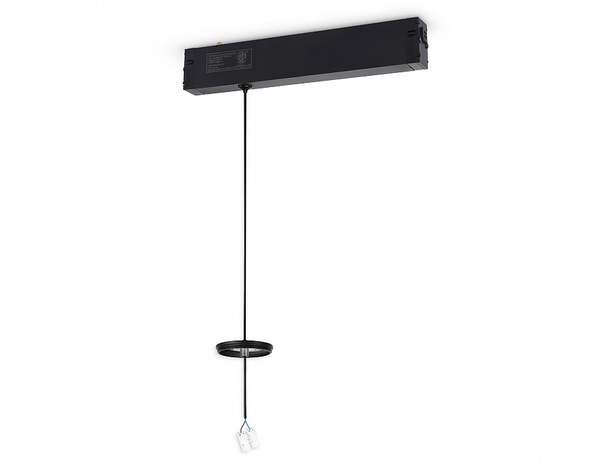 A2652 BK черный крепеж трековый подвесной для корпуса DIY D60mm 240*42*25 H1500