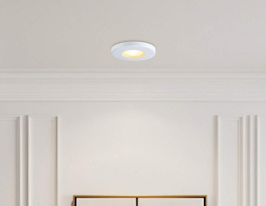 TN1180 WH белый IP44 GU5.3 D85*34