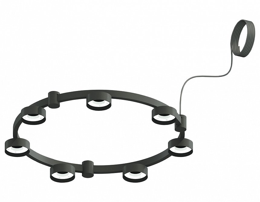 C9238/7 SBK черный песок D635*70.5mm GX53/7 C9238/7 SBK черный песок D635*70.5mm GX53/7
