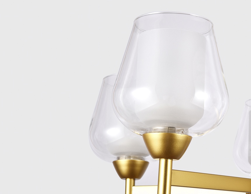 TR3154/5 GD/CL золото/прозрачный E27/5 max 40W D630*460