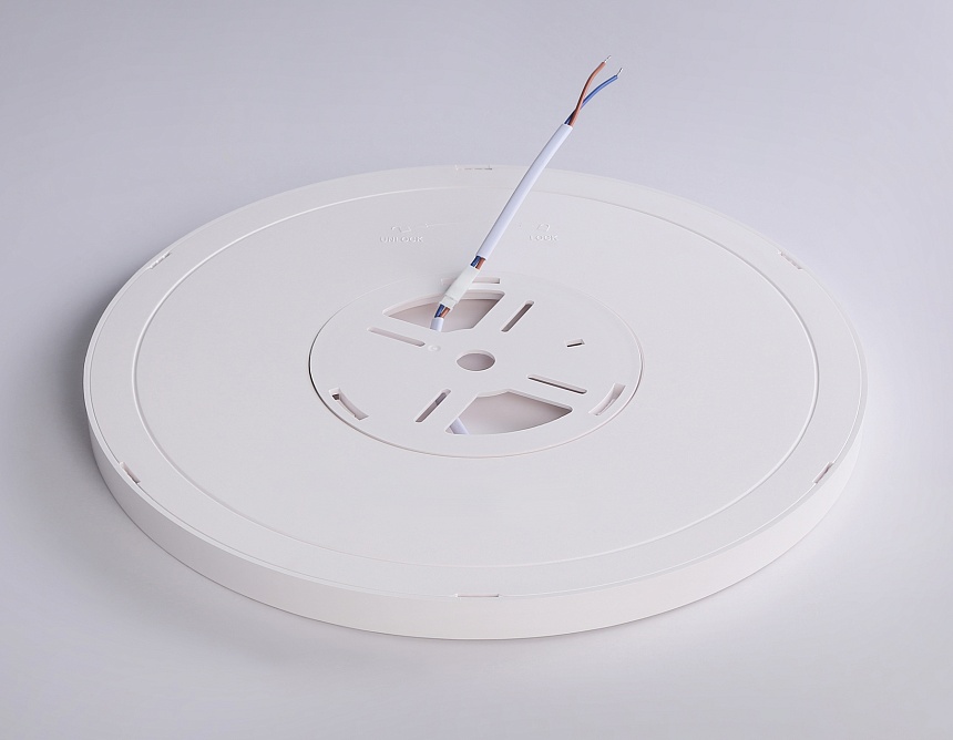 FZ1905 WH белый IP54 26W 3000K-6500K CCT-переключатель D370*25 (Без ПДУ)