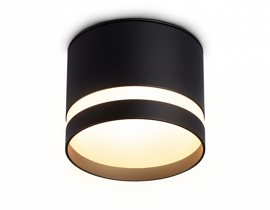 TN6572 BK черный IP44 GX53 max 15W D82*65