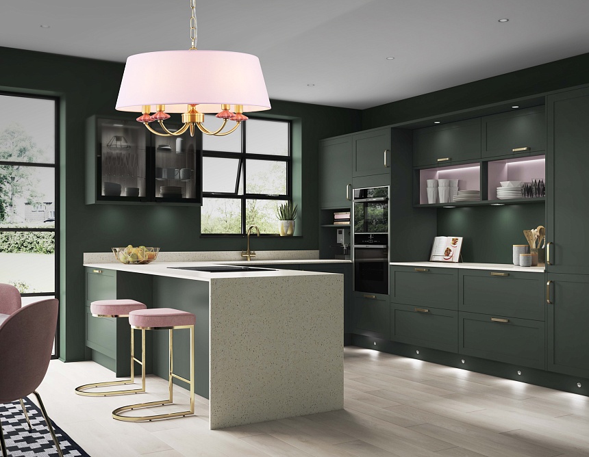 LH75021/5 GD/PI золото/розовый E14/5 max 40W D550*730