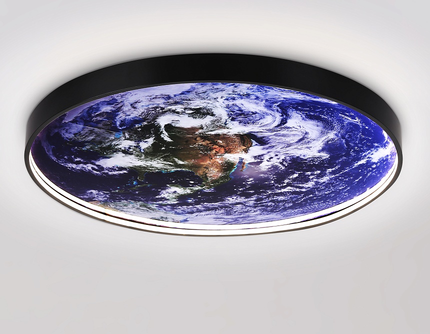 FW11135 BK черный 38W LED 3000-6400K D600*38 FW11135 BK черный 38W LED 3000-6400K D600*38
