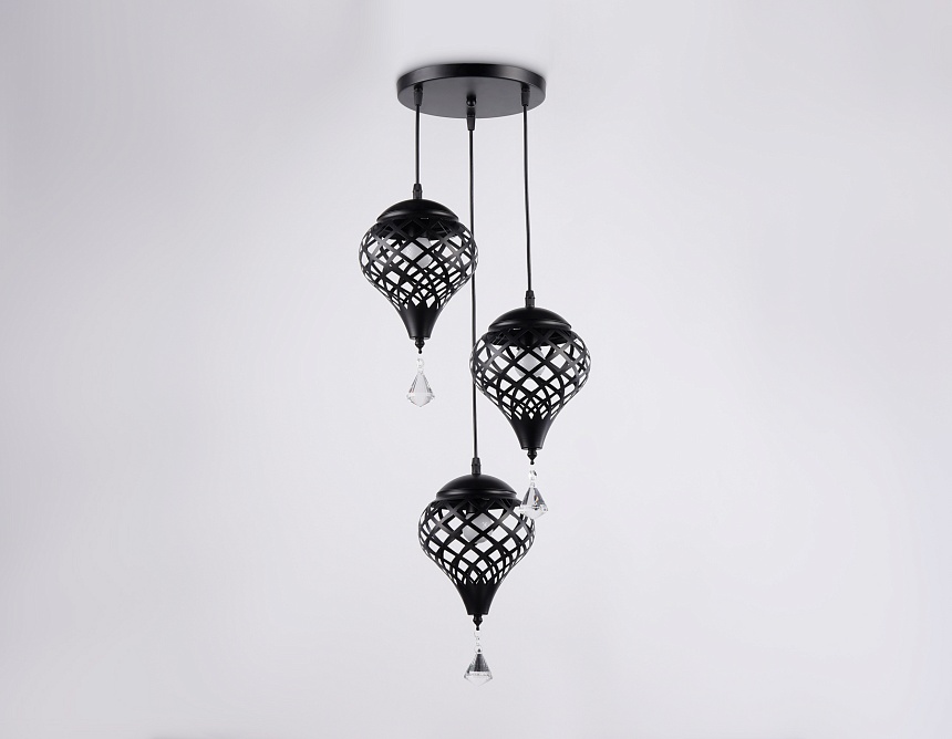 TR8444/3 BK черный E27/3 max 40W D350*800