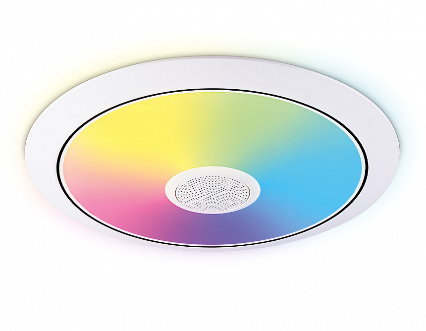 FZ720 WH белый IP20 52W 3000-6500K+RGB Music 450*65 (ПДУ ИК) FZ720 WH белый IP20 52W 3000-6500K+RGB Music 450*65 (ПДУ ИК)