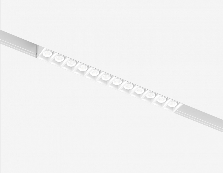 GL4490 WH белый IP20 12W 3CCT 3000-6000K SMART 48V 24° 218*22*25