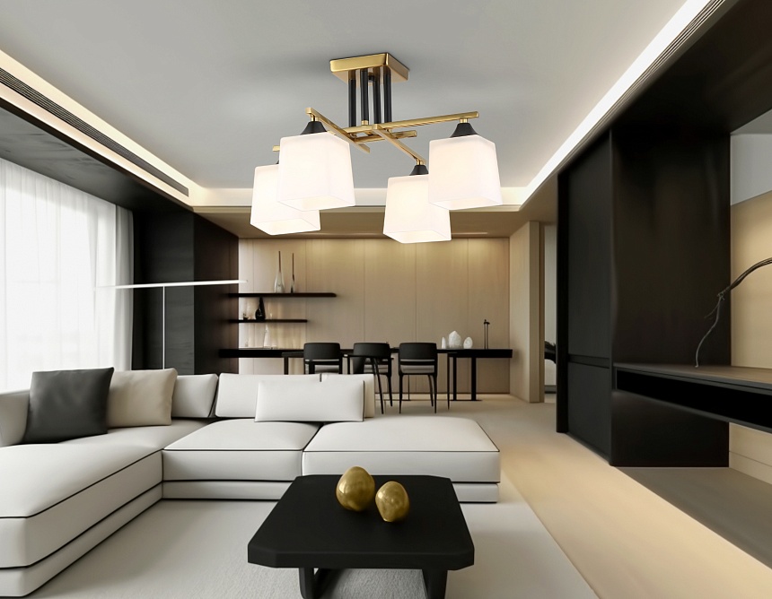 TR303042/4 CP медь E27/4 max 60W 420*420*260