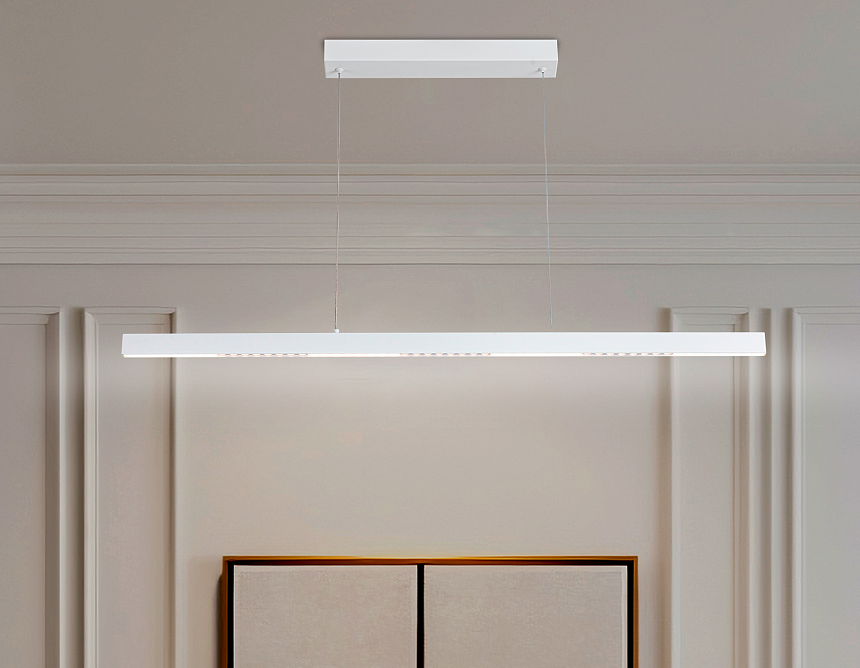 FL5831 WH белый 25W 3000K/4200K/6400K 1037*17.5*750 (без ПДУ)