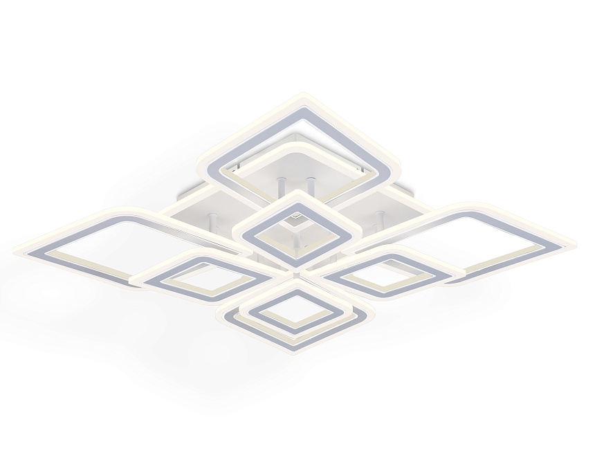 FA8911/4+4 WH/CH белый/хром 162W 3000K-6400K 560*560*120 (ПДУ РАДИО 2.4G) FA8911/4+4 WH/CH белый/хром 162W 3000K-6400K 560*560*120 (ПДУ РАДИО 2.4G)