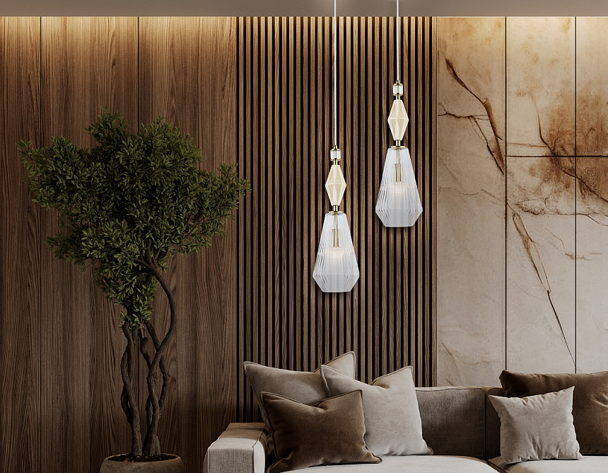 LH53181 BS/CL латунь/прозрачный E14 max 40W D140*1950