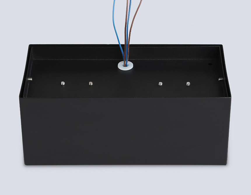 TN6535/2 BK черный IP44 GX53/2 200*100*80