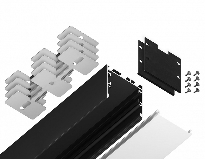 GP2550BK черный 2000*35*35