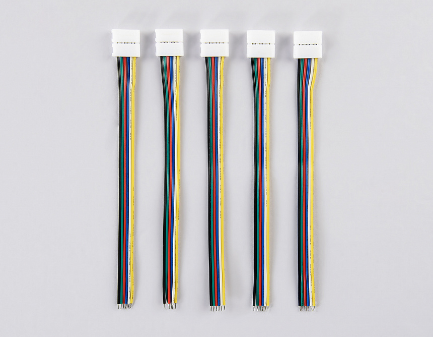 GS7351 Соединитель гибкий односторонний 5050 12/24V (6 конт.) (5шт)