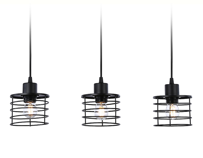 TR8075/3 BK черный E27*3 max 40W 582*120*1040