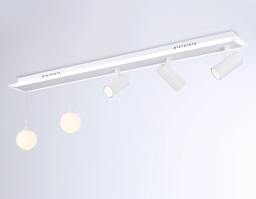 FL66201/1+5 WH белый 67W 3000K-6400K+G9/2 1000*100*400 (ПДУ ИК) FL66201/1+5 WH белый 67W 3000K-6400K+G9/2 1000*100*400 (ПДУ ИК)