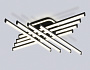 FL6262 BK черный 130W 3000K-6400K 810*810*130 (ПДУ ИК)