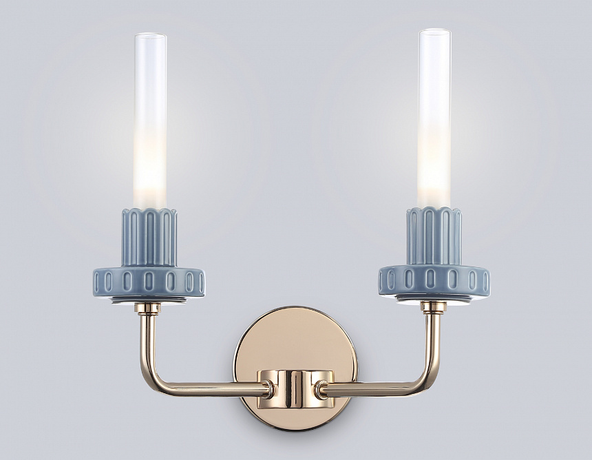 LH53130/2 GD/WH/GB золото/белый/серо-синий 4W 3000K 290*180*290 LH53130/2 GD/WH/GB золото/белый/серо-синий 4W 3000K 290*180*290