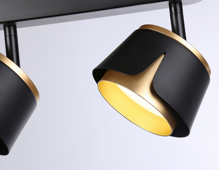 TN71237/3 BK/GD черный/золото GX53/3 380*100*147