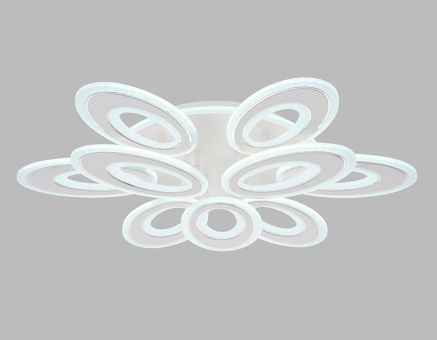 FA8933/6+3 WH/CH белый/хром 255W 3000K-6400K 740*660*120 (ПДУ РАДИО 2.4G)