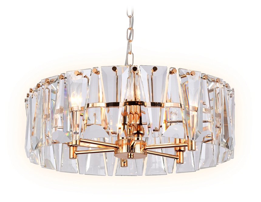 TR5172 GD/CL золото/прозрачный E14/6 max 40W D520*515