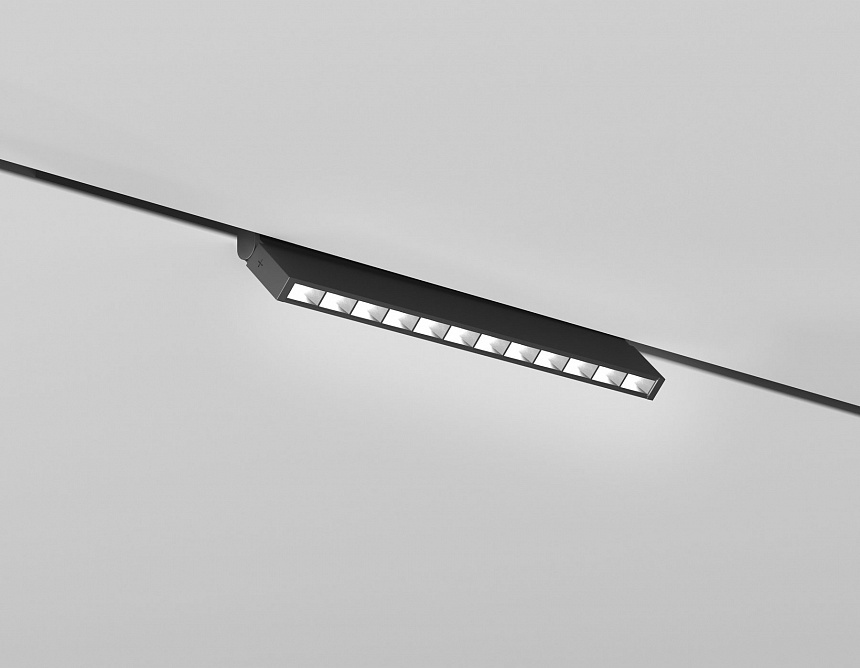 GL2360 BK черный IP20 10W 3CCT 3000/4200/6400K 48V 200*10*73