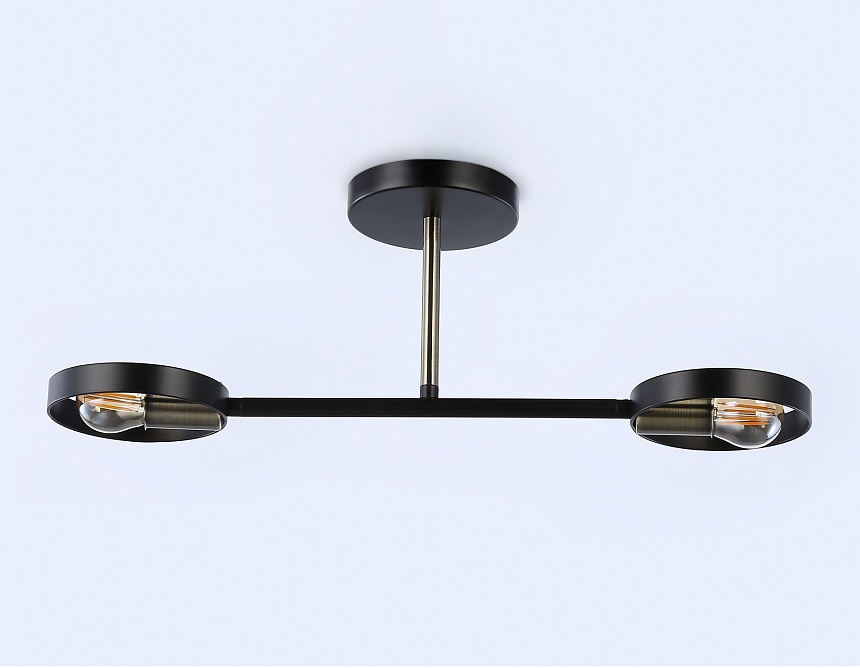 TR8225/2 BK/SB черный/бронза E27/2 max 40W 510*165*190