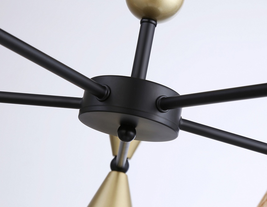 TR3171/5 BK/GD черный/золото E27/5 max 60W D580*380