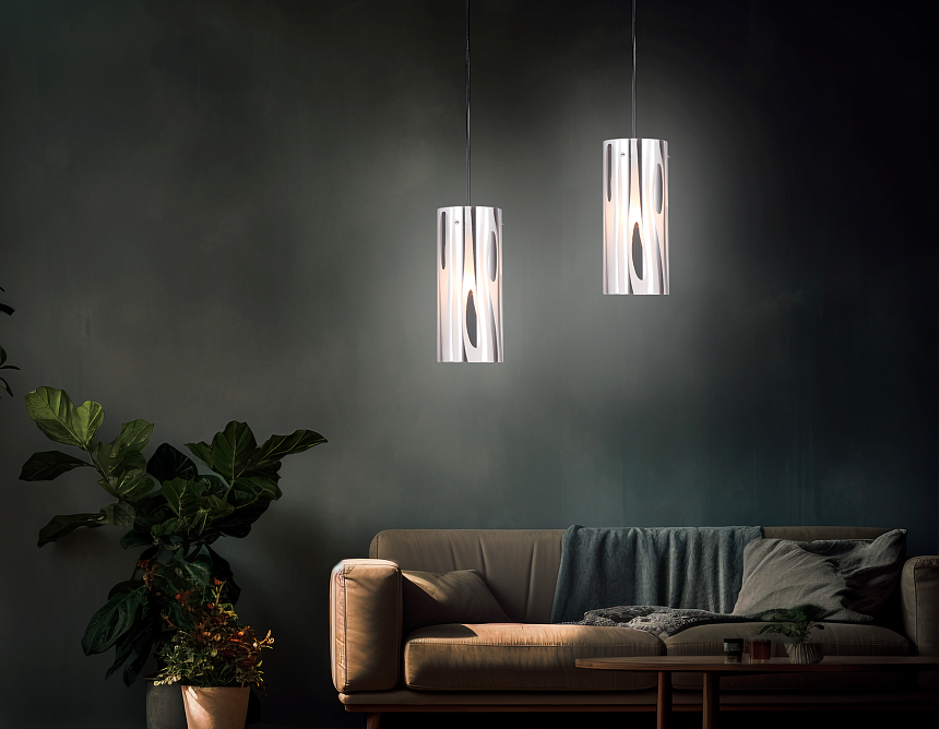 TR3589 CH/SM хром/дымчатый E27 max 40W D100*1050