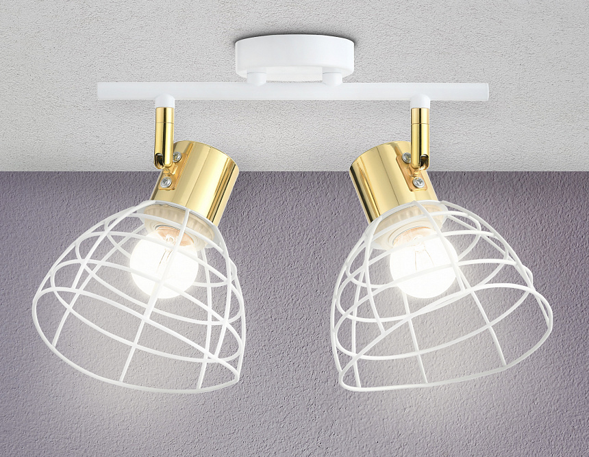 TR8601/2 WH/GD белый/золото E27*2 max 40W 260*154*230 TR8601/2 WH/GD белый/золото E27*2 max 40W 260*154*230
