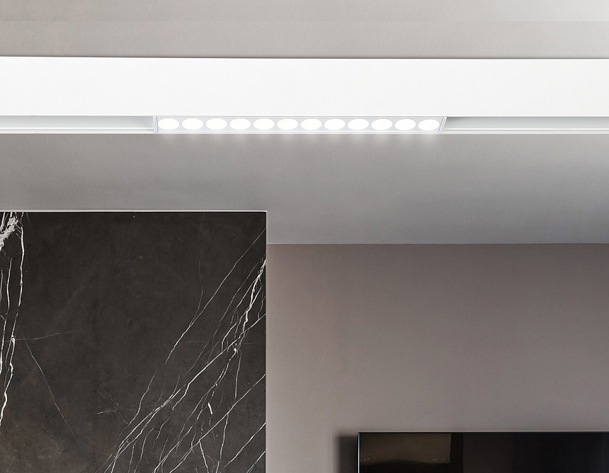 GL4022 WH белый IP20 12W 4200K 48V 24° 220*22*45