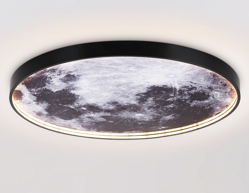 FW11115 BK черный 50W LED 3000-6400K D800*38 FW11115 BK черный 50W LED 3000-6400K D800*38