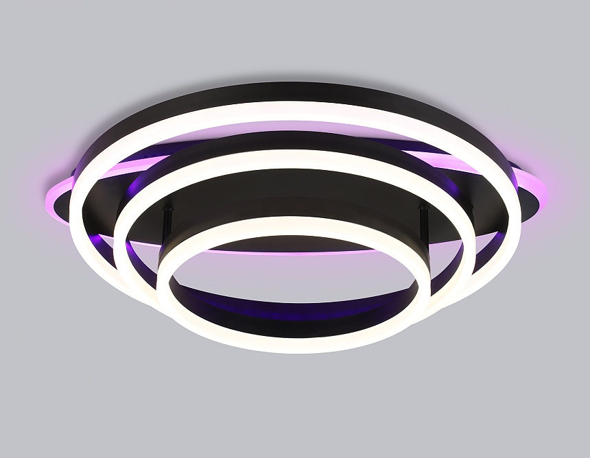 FA8524 BK черный 146W 3000K-6400K+RGB 560*500*150 (ПДУ РАДИО 2.4G)