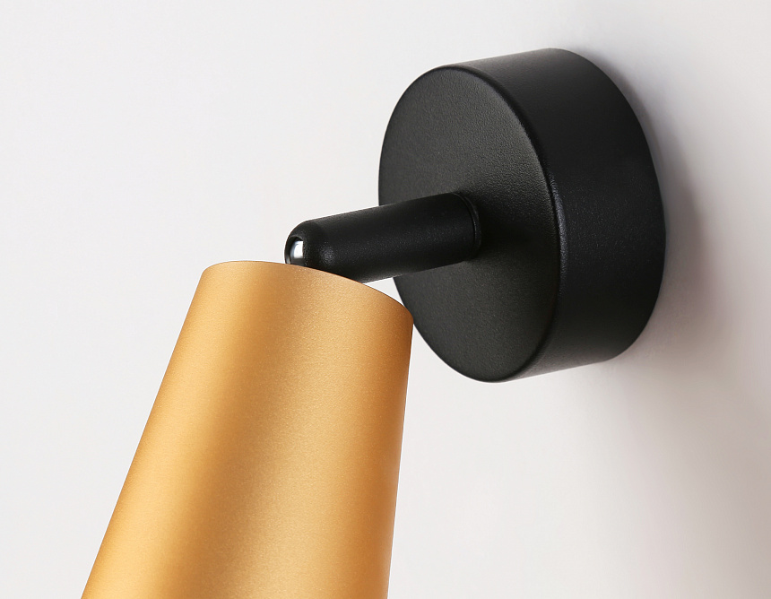 TA13135 BK/GD черный/золото GU10 max 12W D60*L95*H90